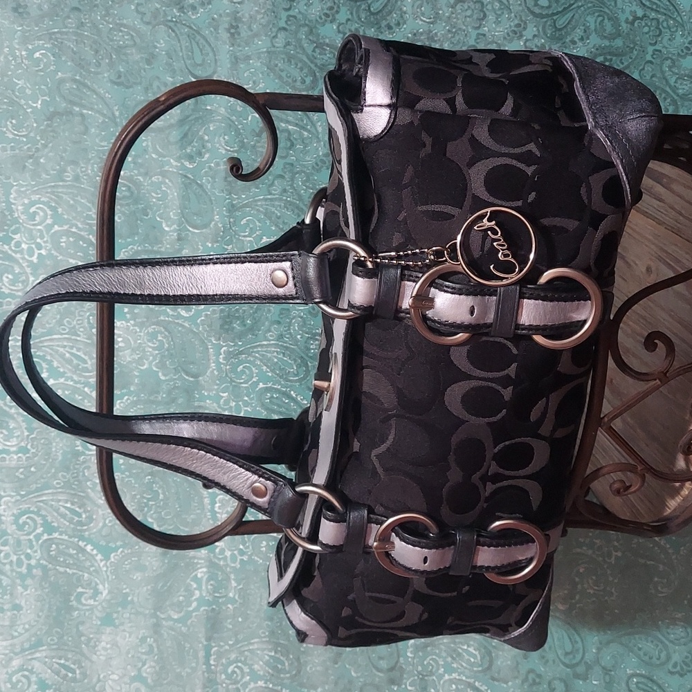 Coach signature duffle